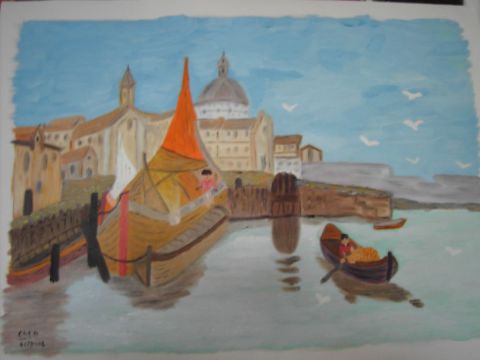 la maison sur le bateau